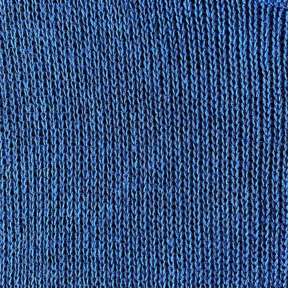Eileen Fisher Slate Blue Loose Knit Sweater Size Small - Picture 5 of 7